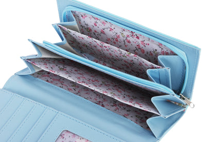 Premium PU Leather Long Wallet with Coin Pocket