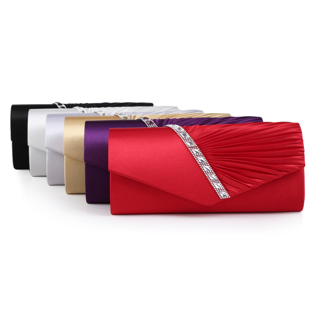 parkle Rhinestone Clutch for Women