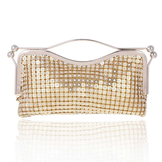 Diamond-Encrusted Clutch with Handle