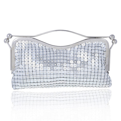 Diamond-Encrusted Clutch with Handle