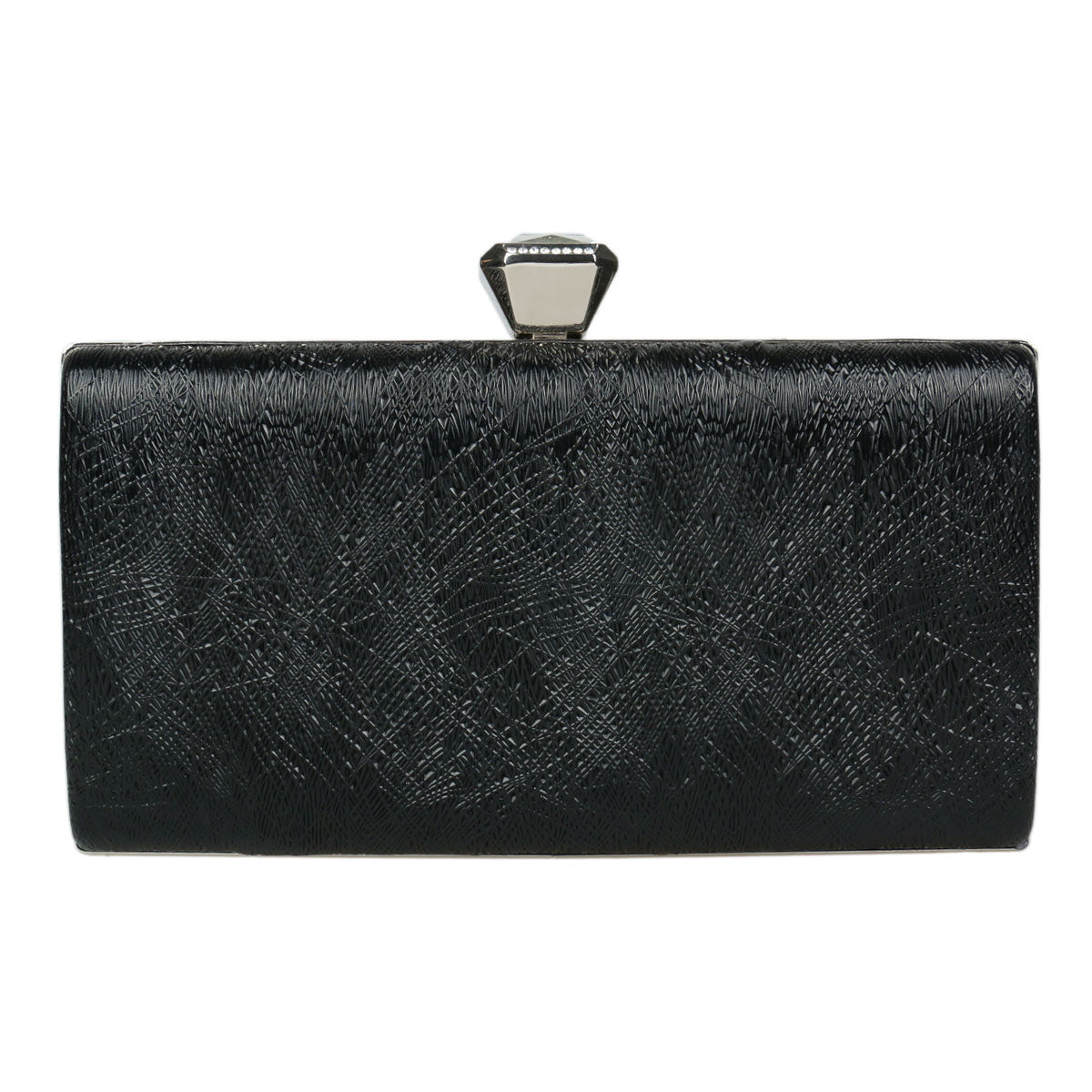 Metallic Evening Clutch Compact Party Purse for Women