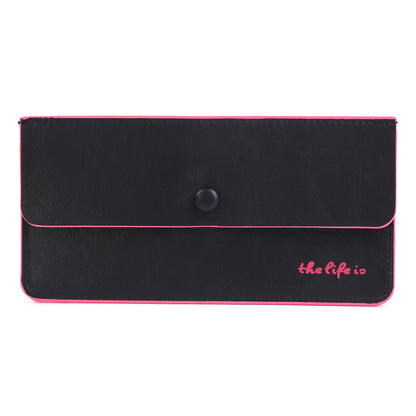 Suede PU Leather Long Wallet with Coin Pocket