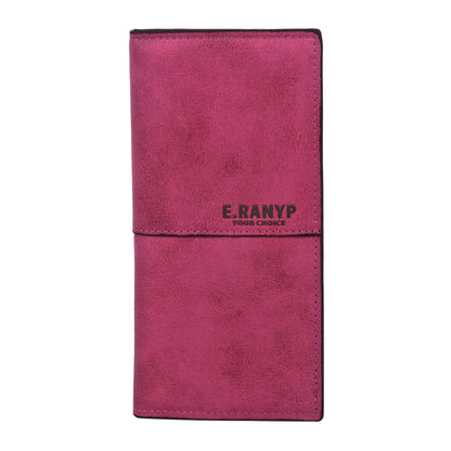 Premium PU Leather Long Wallet with Coin Pocket