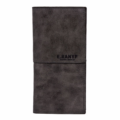 Premium PU Leather Long Wallet with Coin Pocket