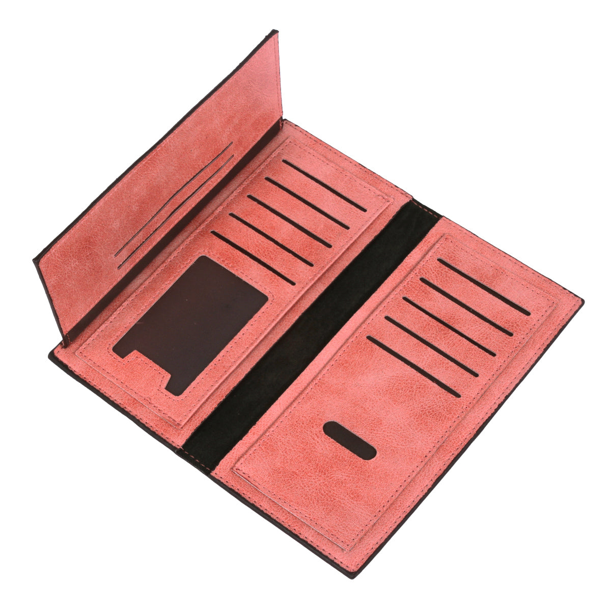Premium PU Leather Long Wallet with Coin Pocket