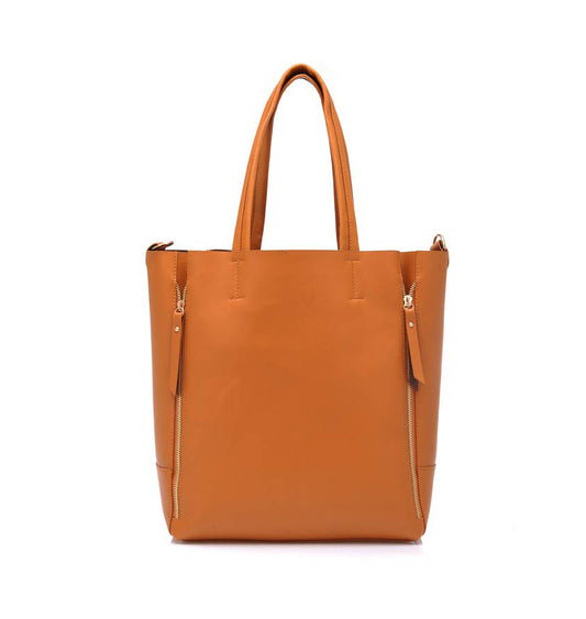 PU Leather 2-in-1 Tote Bag