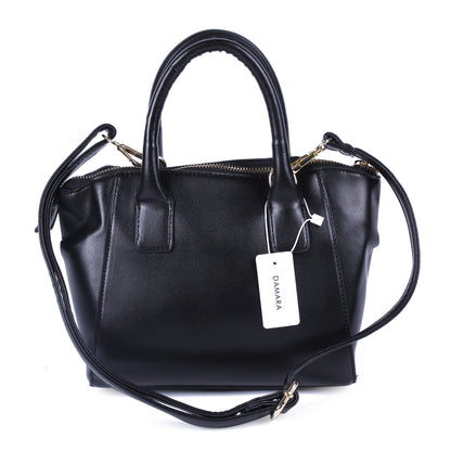 PU Leather Top Handle & Crossbody Bag