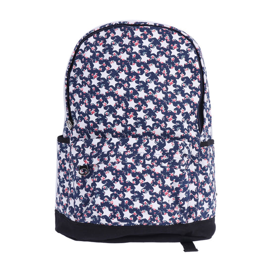 Star Floral Canvas Backpack