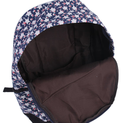 Star Floral Canvas Backpack