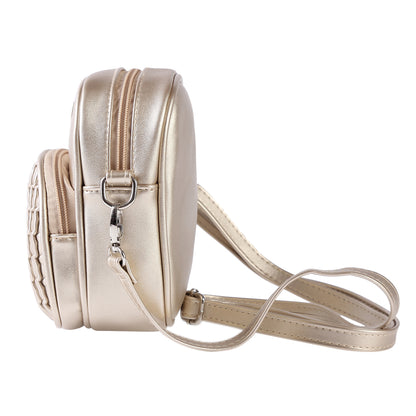 Bow Quilted Faux Leather Crossbody Bag, Mini Fashion Shoulder Purse