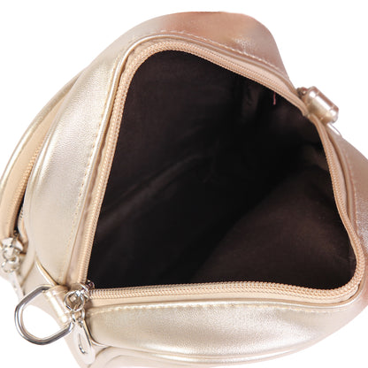 Bow Quilted Faux Leather Crossbody Bag, Mini Fashion Shoulder Purse