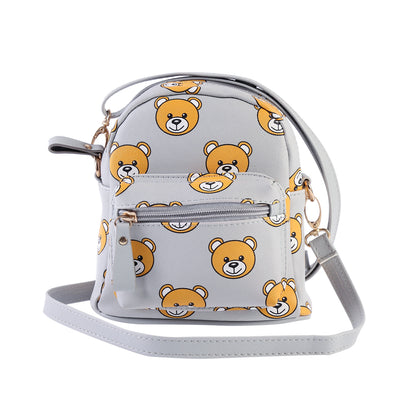 Teddy Bear Mini Backpack, Cute Crossbody Bag