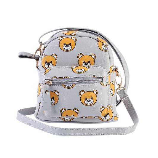 Teddy Bear Mini Backpack, Cute Crossbody Bag