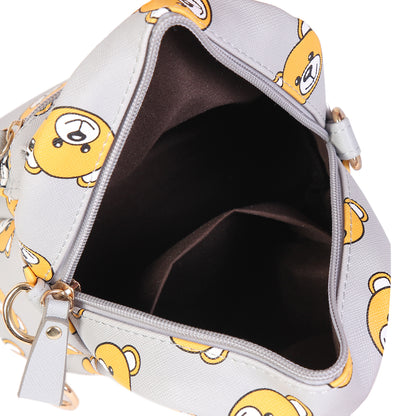 Teddy Bear Mini Backpack, Cute Crossbody Bag