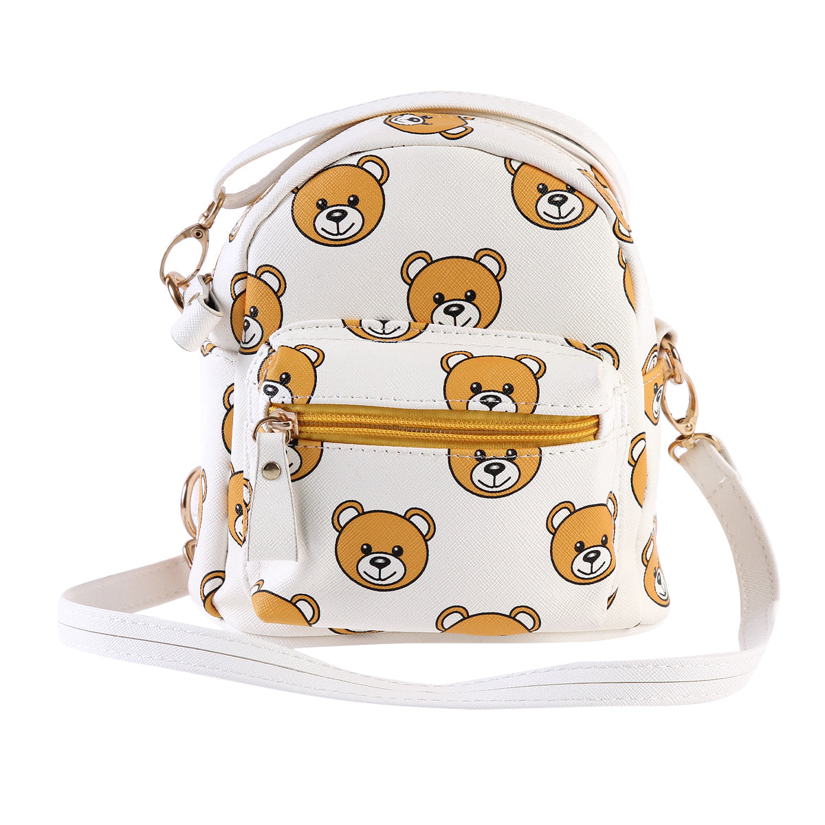 Teddy Bear Mini Backpack, Cute Crossbody Bag
