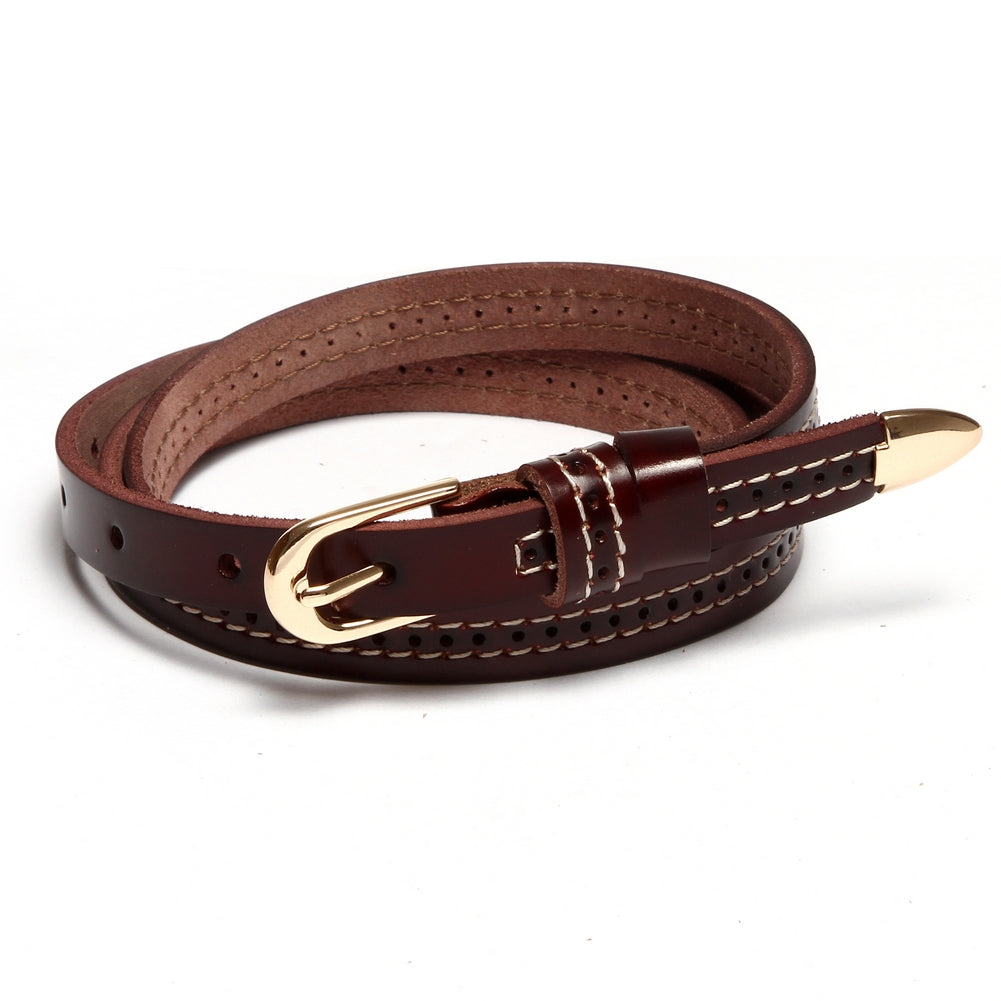 Women's Classic Pin Buckle PU Leather Belt - Adjustable Waistband