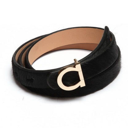 Leopard Faux Fur Belt for Women