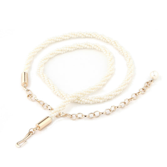 Beaded Rope Belt - Adjustable Waist Chain for Women
