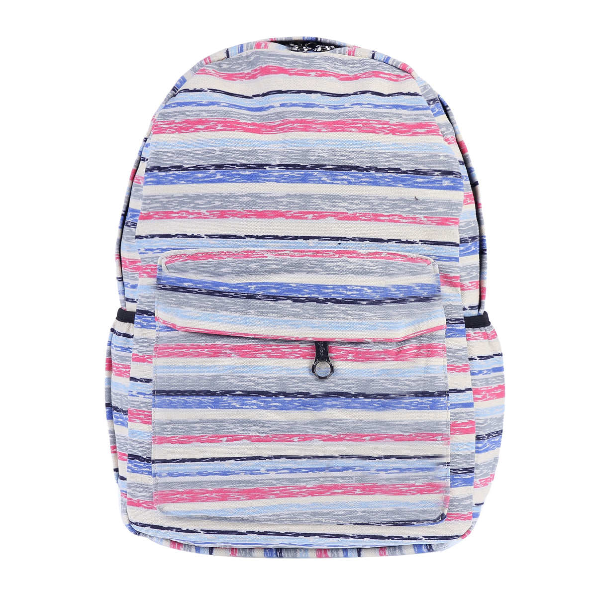 Striped Canvas Backpack