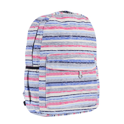 Striped Canvas Backpack