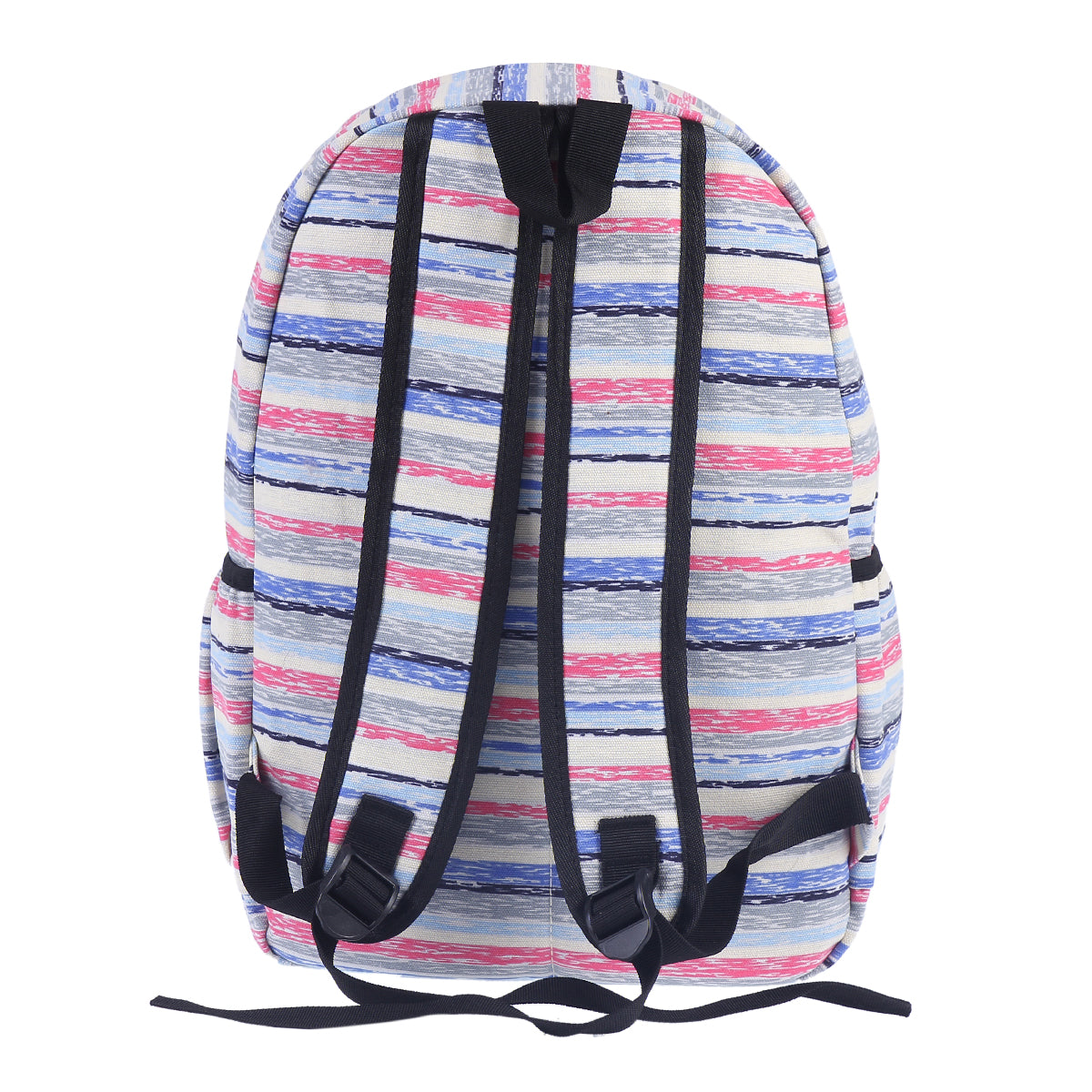 Striped Canvas Backpack