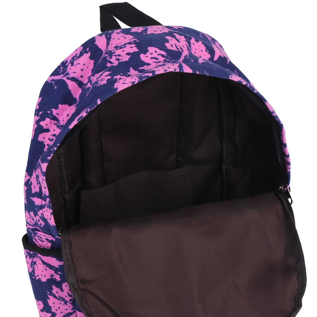 Floral Print Canvas Backpack