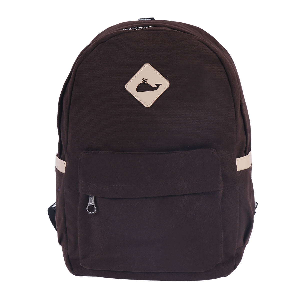 Whale Logo Canvas Backpack