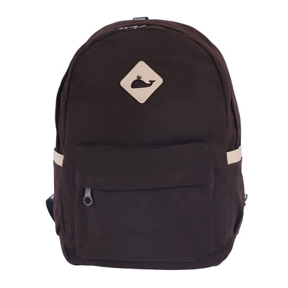 Whale Logo Canvas Backpack
