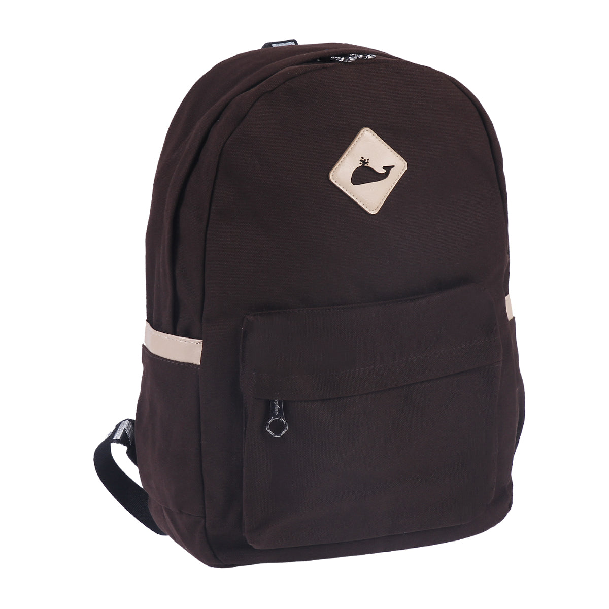 Whale Logo Canvas Backpack