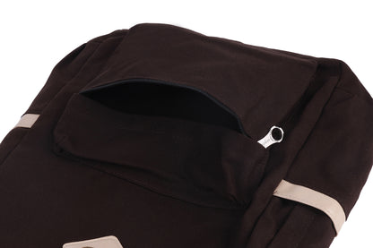 Whale Logo Canvas Backpack