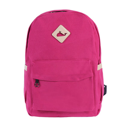 Whale Logo Canvas Backpack