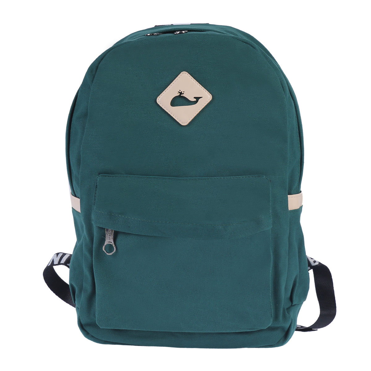 Whale Logo Canvas Backpack