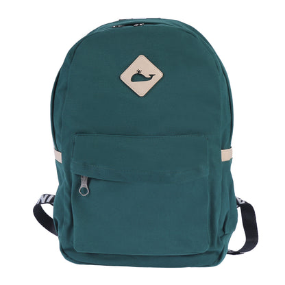 Whale Logo Canvas Backpack