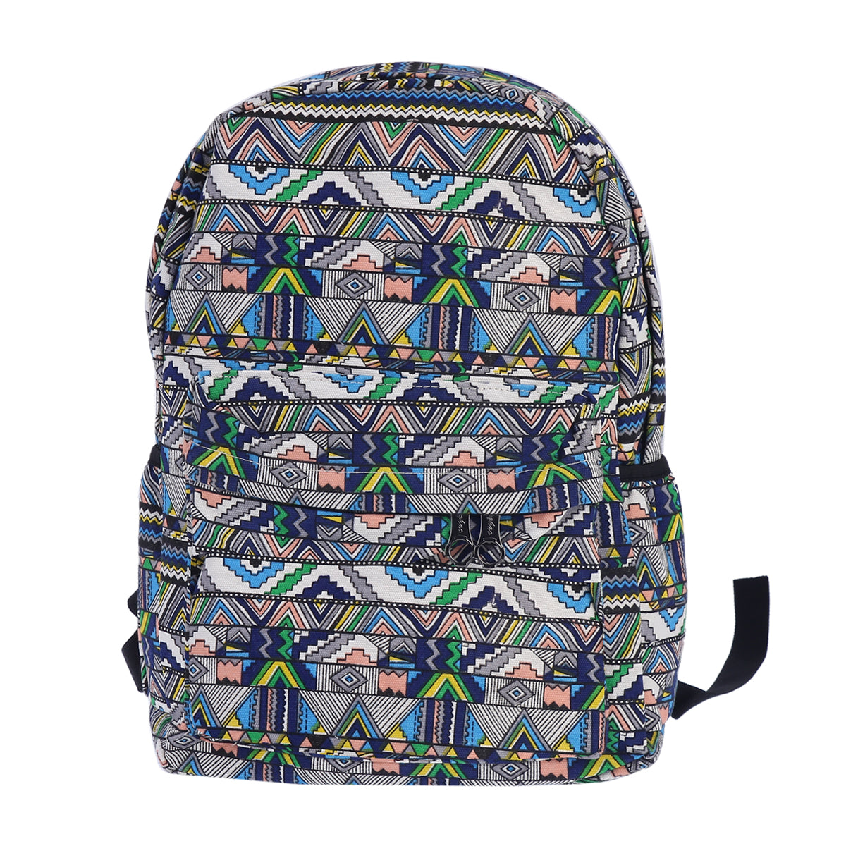 Aztec Print Canvas Backpack