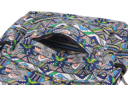 Aztec Print Canvas Backpack