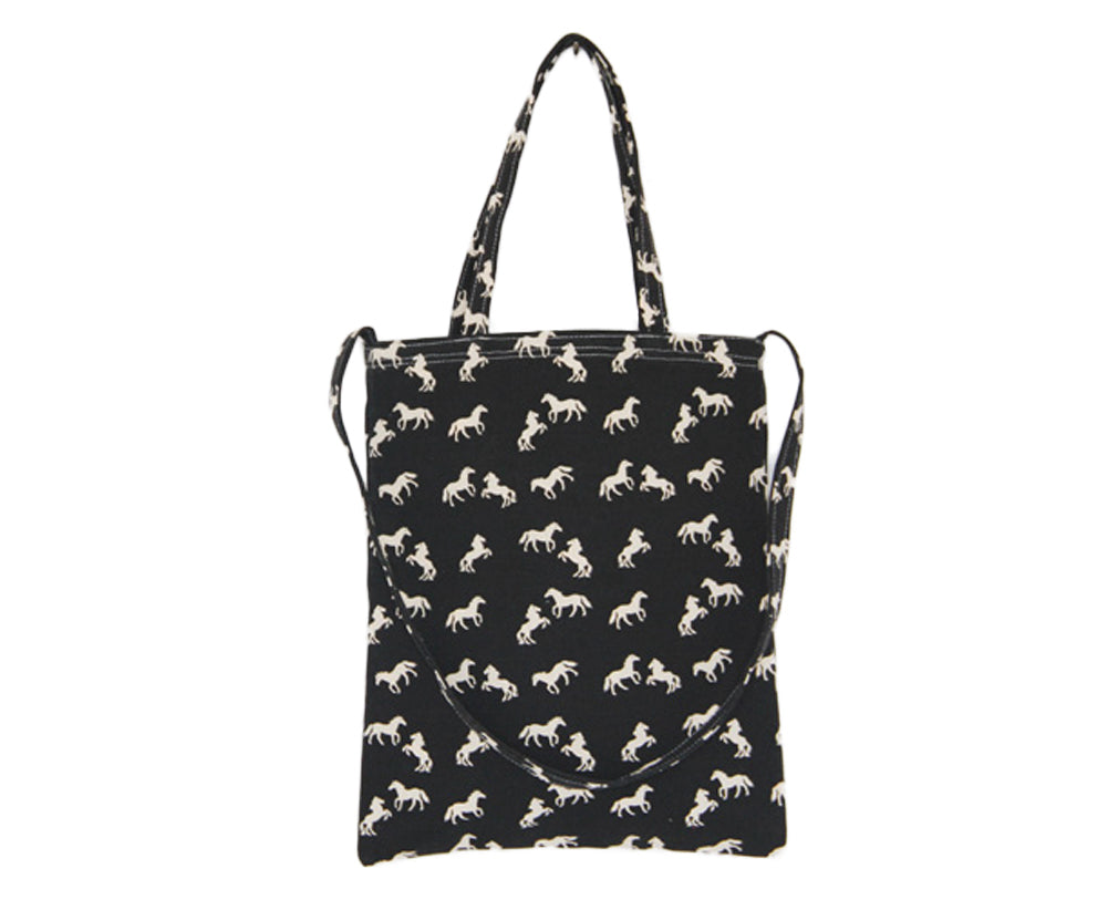 horse print tote bag