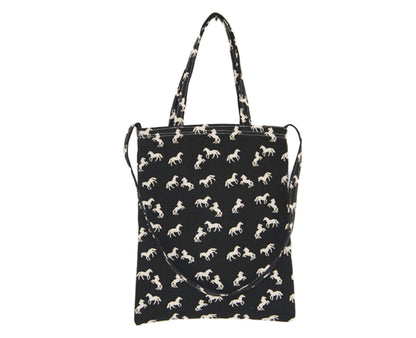 horse print tote bag